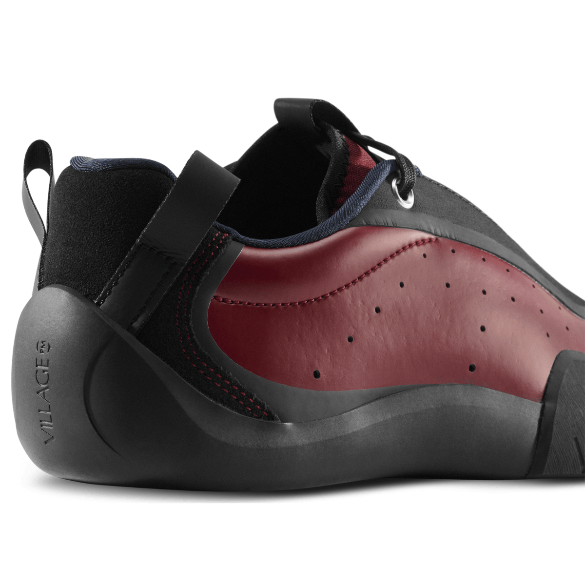 Village PM 2PM skate shoes in red side view