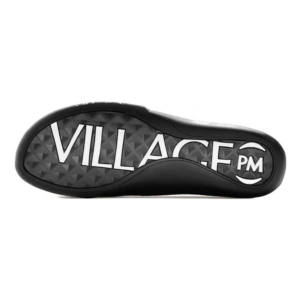 Village PM 2PM synthetic leather skate shoes in White, Lime and Natural Black