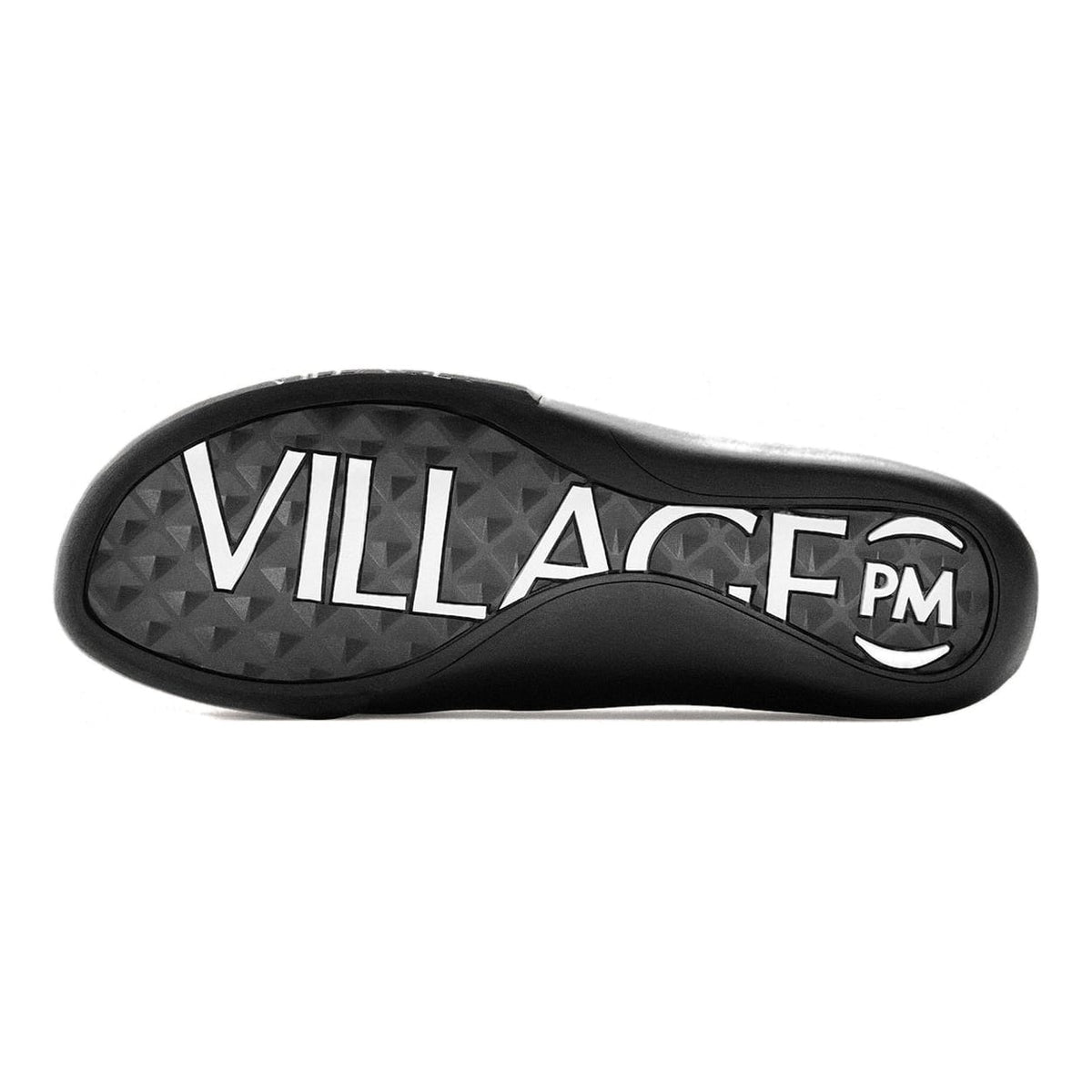 Village PM 2PM synthetic leather skate shoes in White, Lime and Natural Black