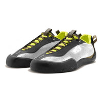 Village PM 2PM synthetic leather skate shoes in White, Lime and Natural Black