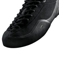 Village PM 1:00 PM Suede Skate Shoes | Black - The Vines Supply Co