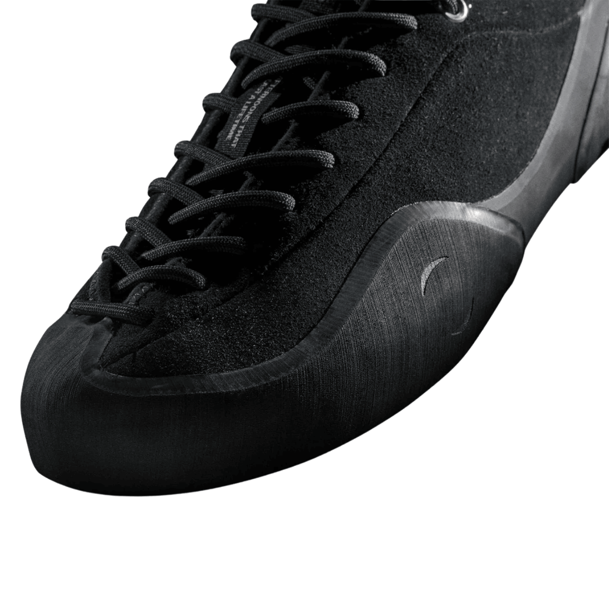 Village PM 1:00 PM Suede Skate Shoes | Black - The Vines Supply Co