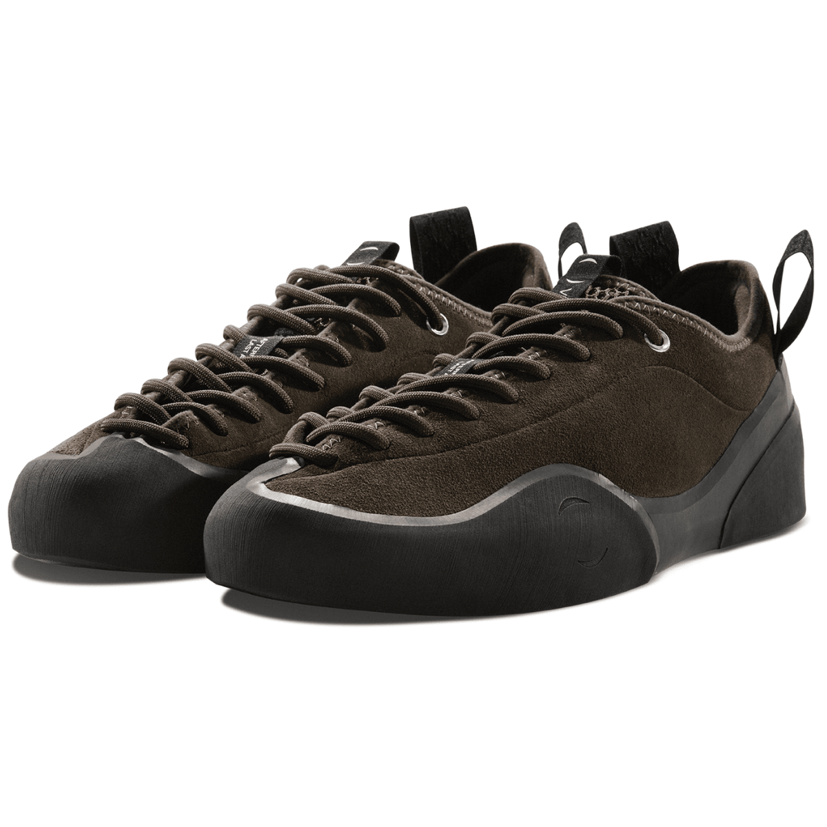 Village PM 1:00 PM Suede Skate Shoes | Chocolate Brown - The Vines Supply Co