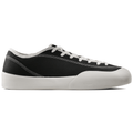 Village PM 1:30 PM skate shoes in black and white canvas, featuring classic skate shoe design and durable construction.