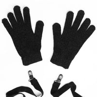 Yardsale Chenille Gloves | Black