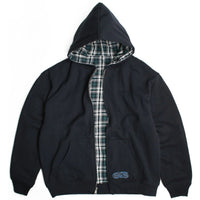 Yardsale Reversible Flannel Hoodie | Green