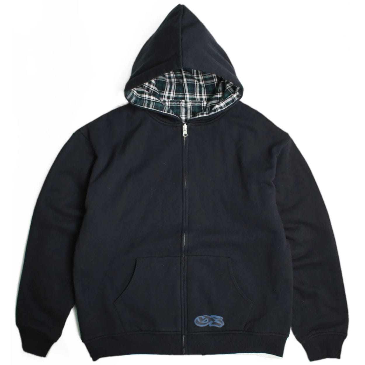 Yardsale Reversible Flannel Hoodie | Green