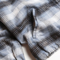 Yardsale Tartan Full Zip Hoodie | Blue