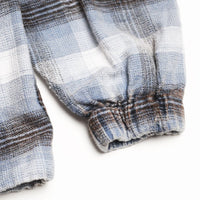 Yardsale Tartan Full Zip Hoodie | Blue