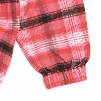 Yardsale Tartan Full Zip Hoodie | Red