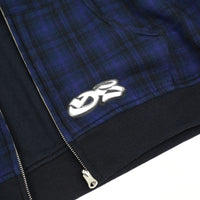 Yardsale Reversible Hoodie | Black & Indigo Blue - The Vines Supply Co