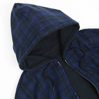 Yardsale Reversible Hoodie | Black & Indigo Blue - The Vines Supply Co