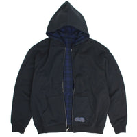 Yardsale Reversible Hoodie | Black & Indigo Blue - The Vines Supply Co