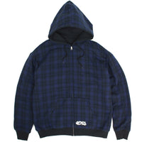 Yardsale Reversible Hoodie | Black & Indigo Blue - The Vines Supply Co