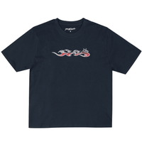 Yardsale Phantasy Flame T-Shirt | Navy
